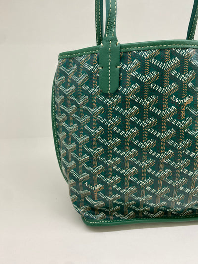 Goyard mini anjou - green