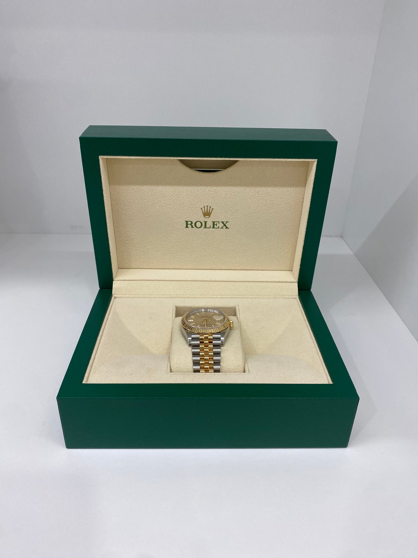 Rolex Datejust 36mm Two Tone Palm Motif