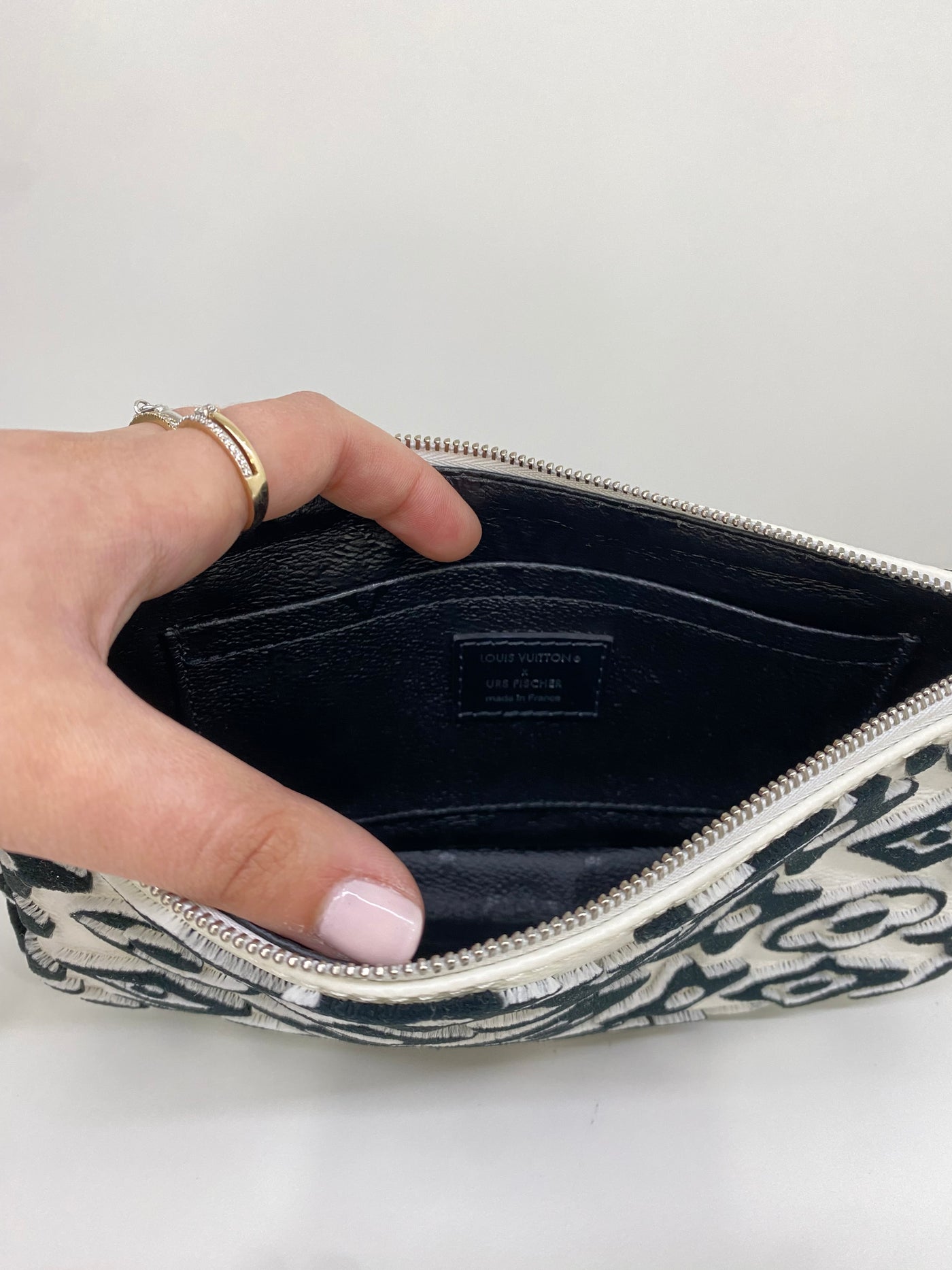 Louis Vuitton X Urs Fischer Pochette Black & White SHW