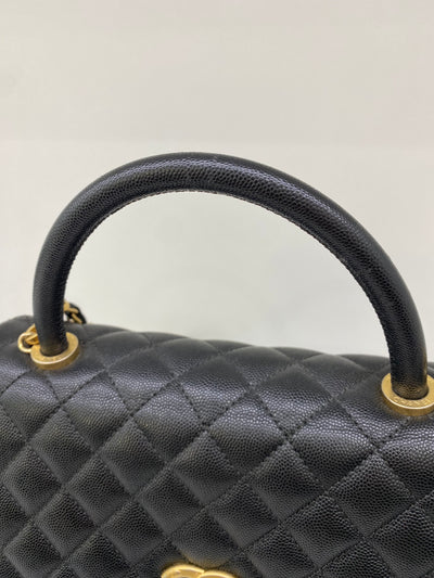 Chanel Coco Handle Black Caviar GHW