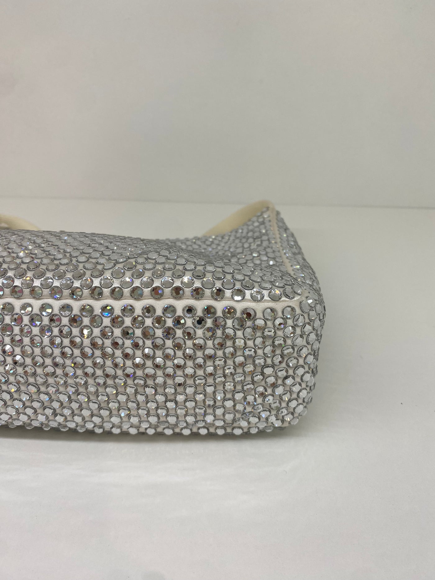 Prada Re Edition White Crystal Bag