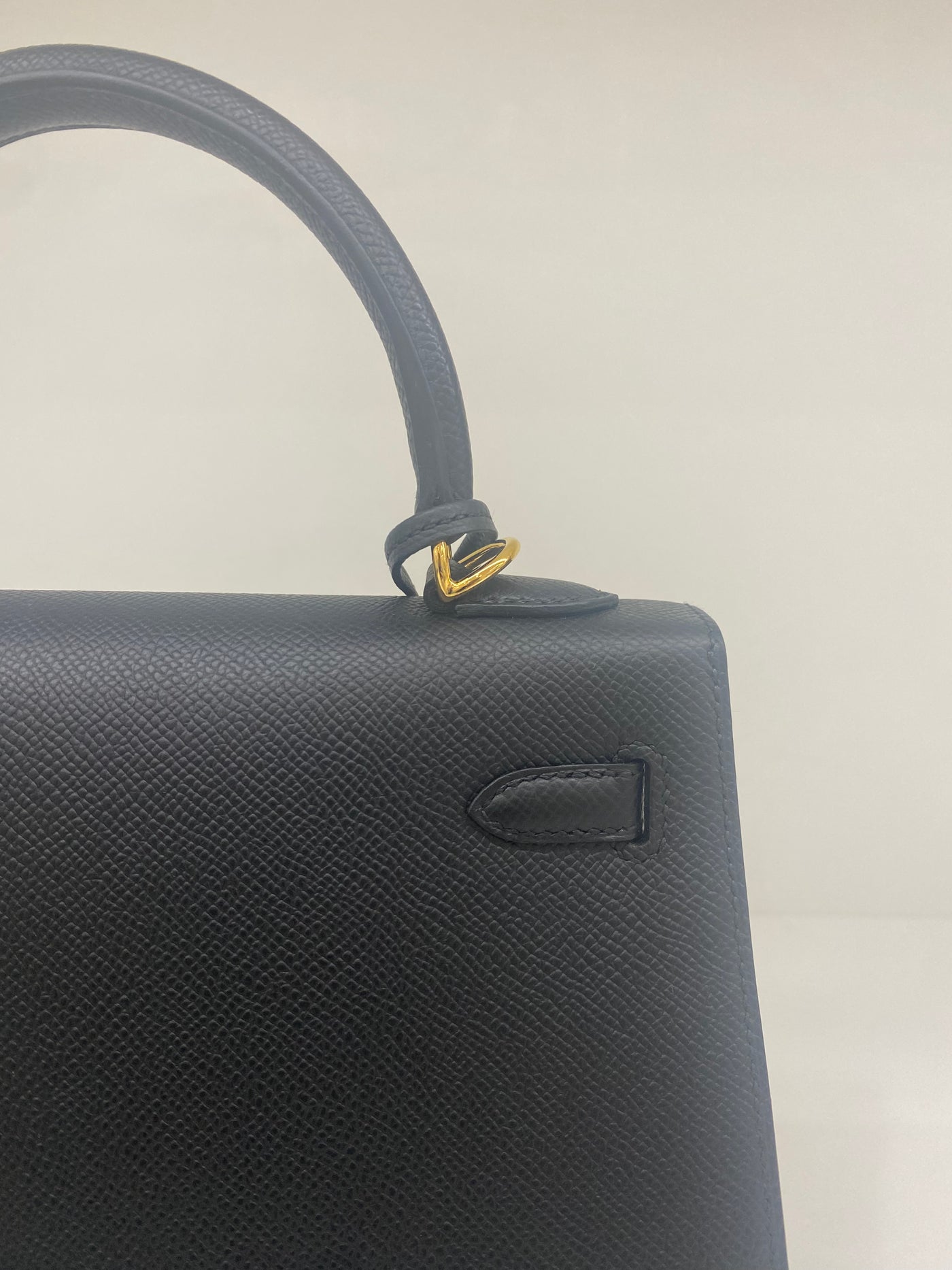 Hermes Kelly 25 - Black GHW (U Stamp)