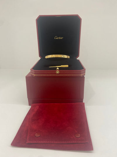 Cartier Love bangle - Yellow gold size 18