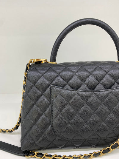 Chanel Coco Handle Black Caviar GHW