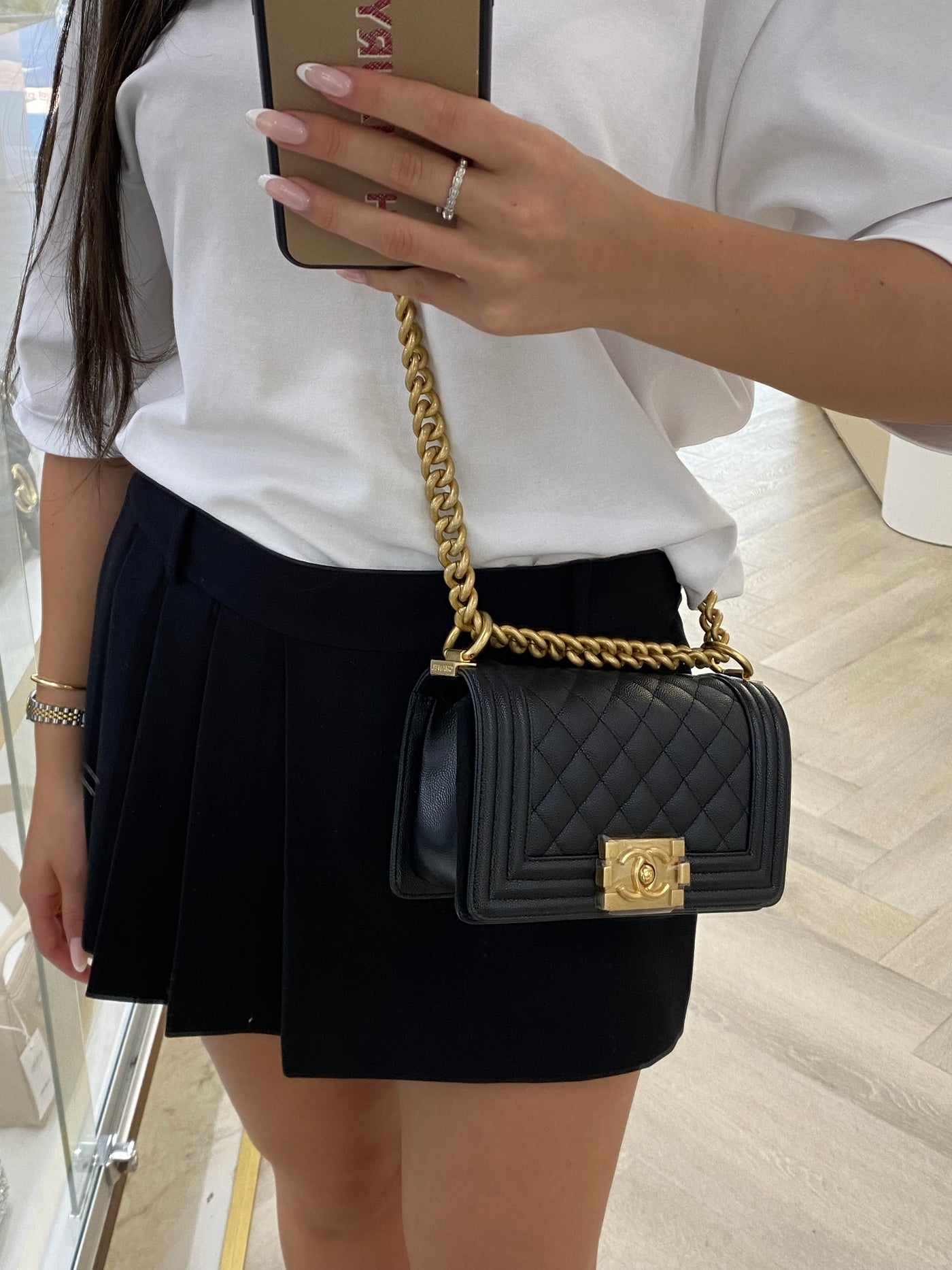 Chanel Boy Bag Small Black GHW