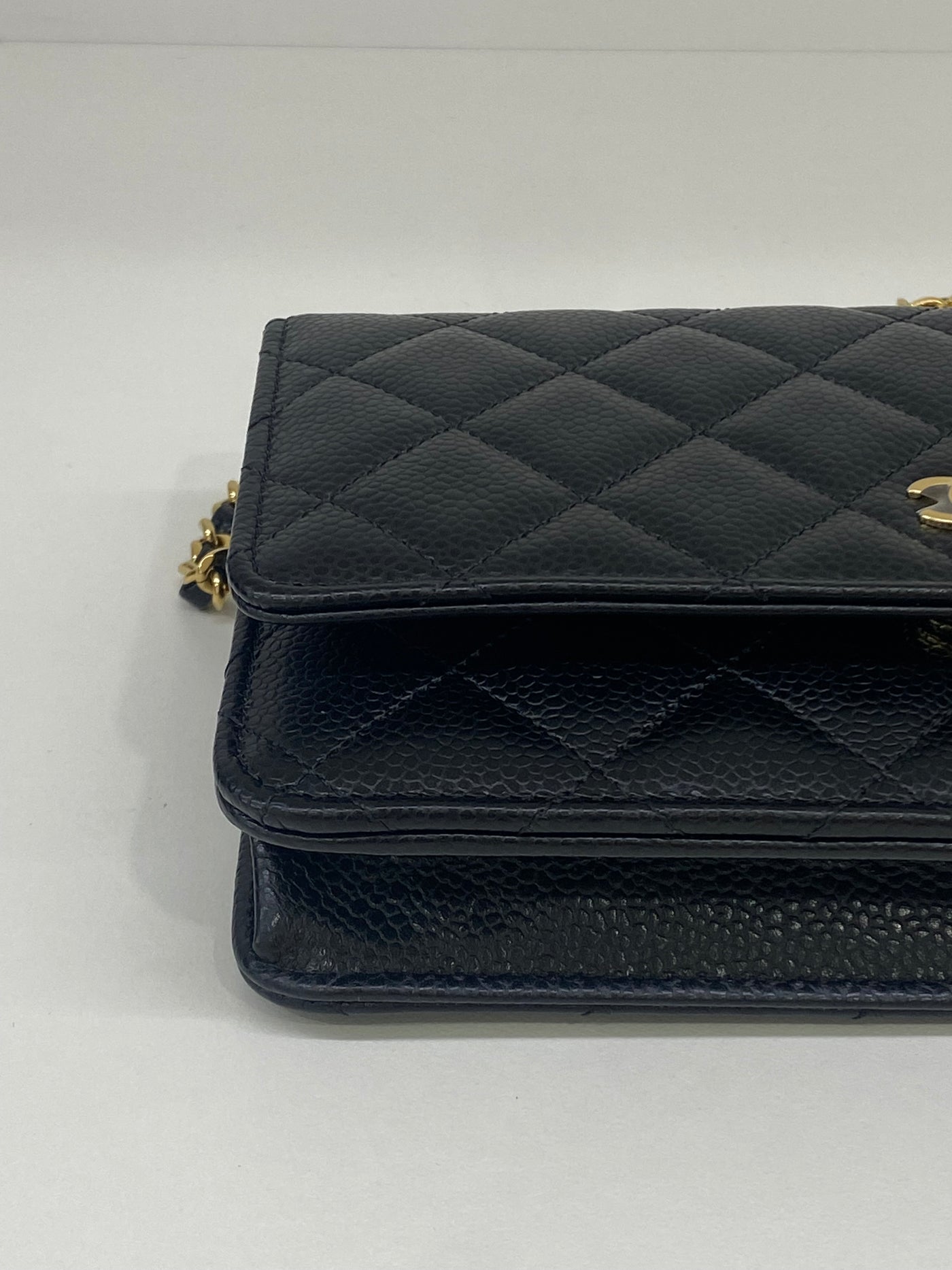 Chanel WOC Black GHW