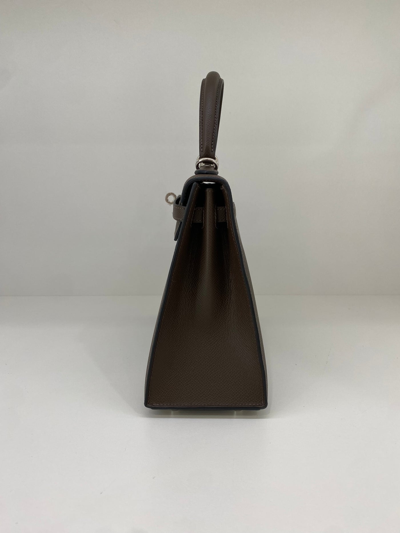 Hermes Kelly 25 Sellier Epsom Ecorce PHW