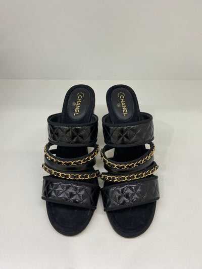 Chanel Chain Heels Size 40