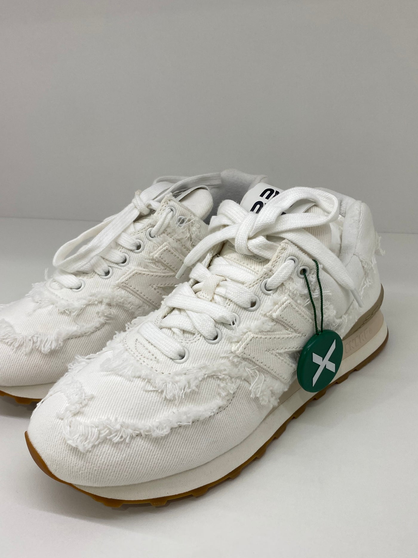 Miu Miu x New Balance White Sneakers - Size 38