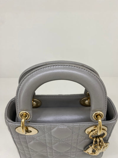 Dior Lady Dior Mini Silver GHW
