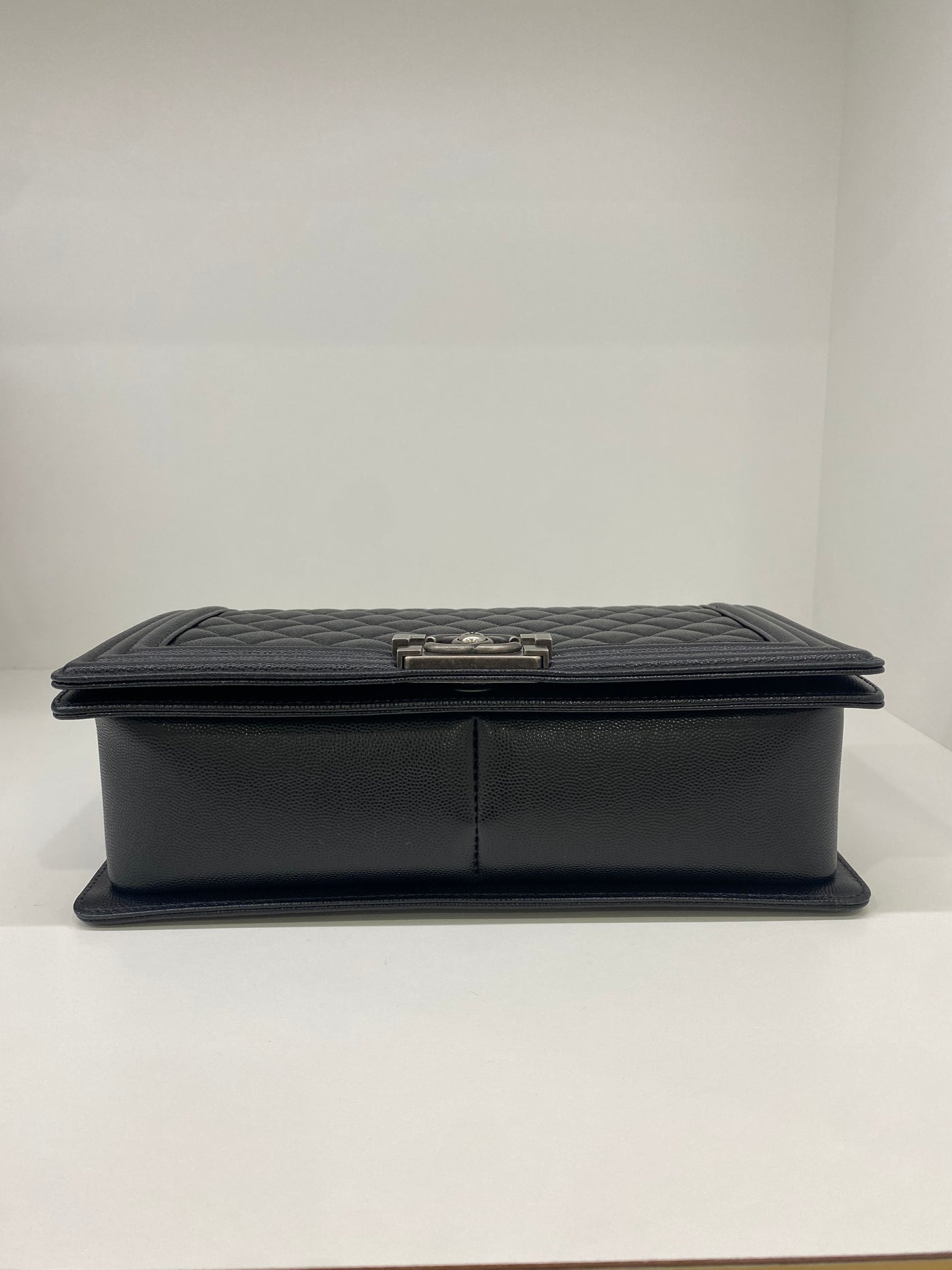 Chanel Boy Bag Black Large Caviar SHW