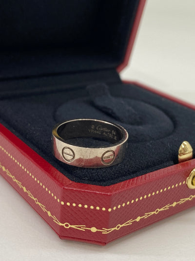 Cartier Love Ring White Gold size 54