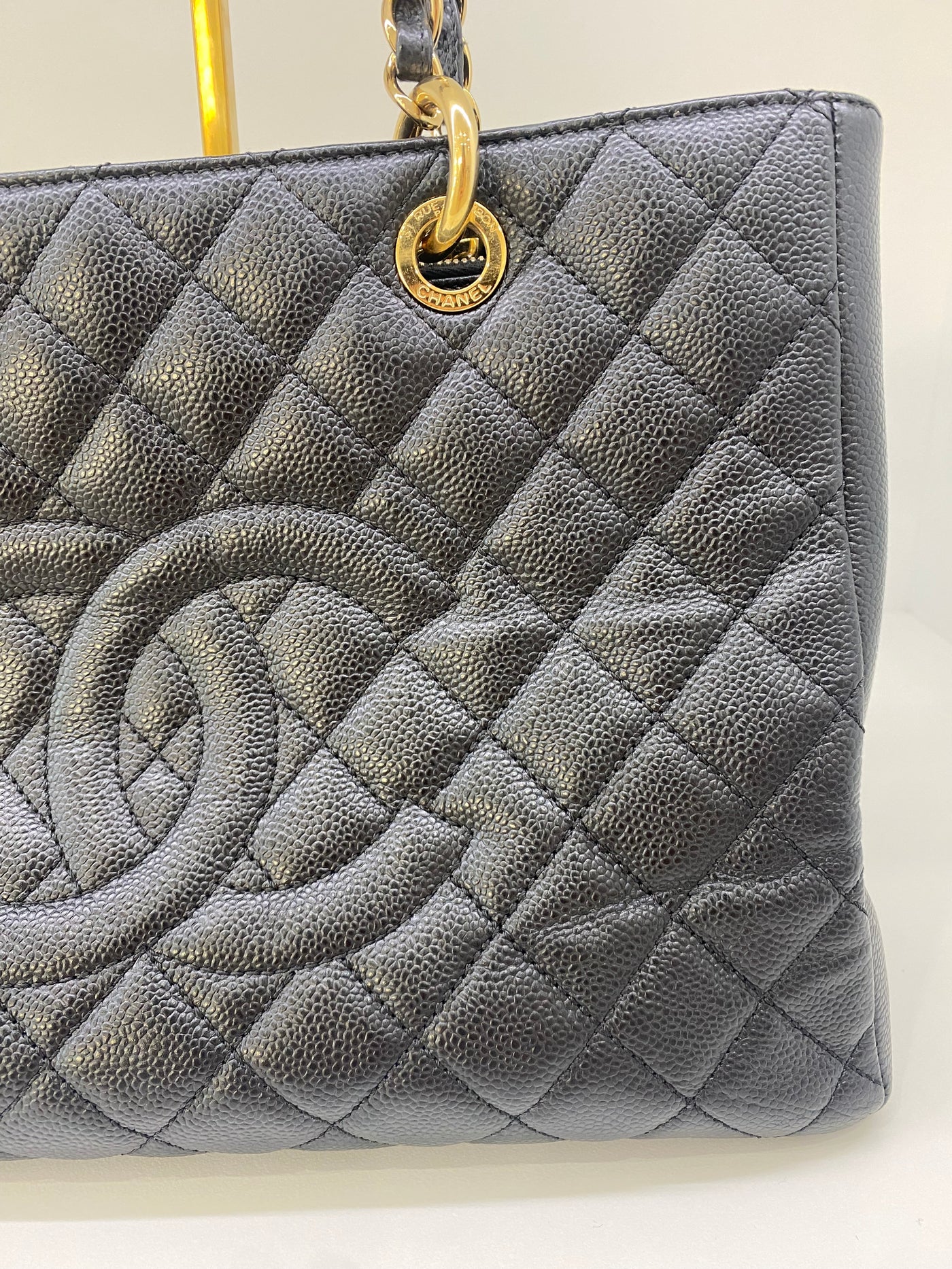 Chanel GST Tote Black Caviar GHW