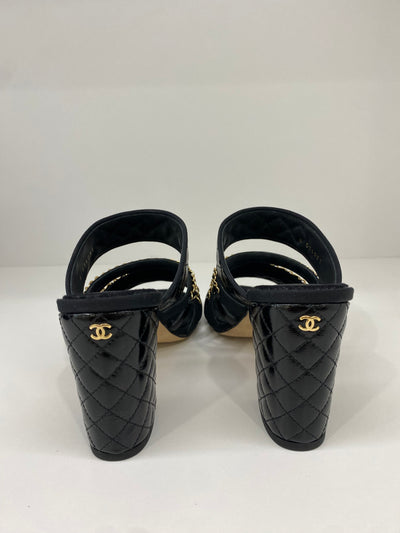 Chanel Chain Heels Size 40