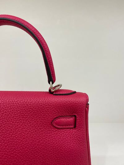 Hermes Kelly 25 Framboise PHW