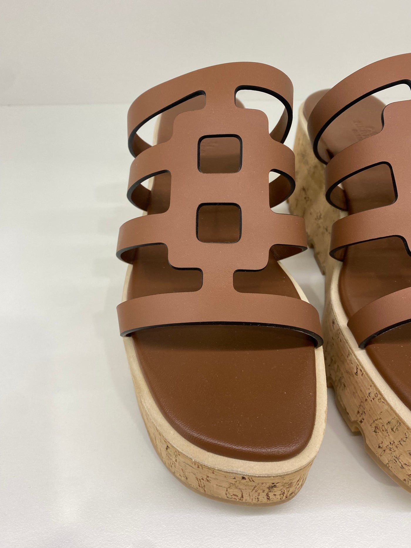 Hermes Wedges Gold Size 39