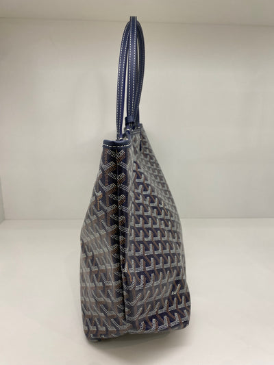 Goyard St Louis Tote Navy Blue