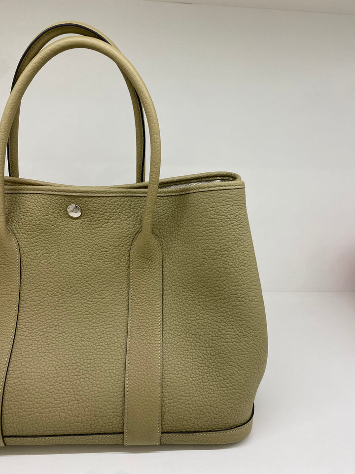 HERMES◆GARDEN PARTY 36 Poussiere◆ Hermes Garden Party 36 Poussiere – PH Luxury Consignment