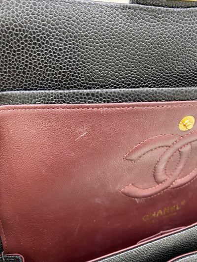 Chanel Classic Flap Medium Black Caviar GHW
