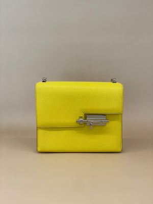Hermès Hermes Verrou Chaine Mini Jaune Citron PHW