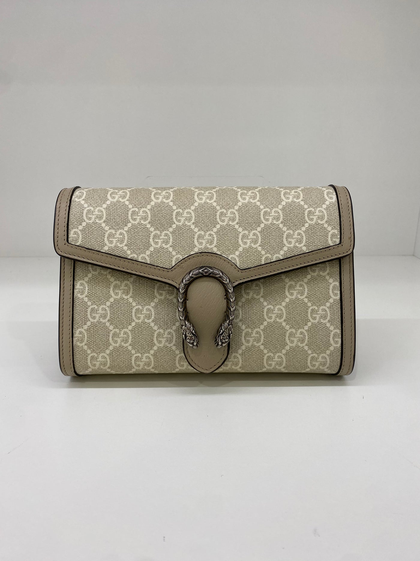 Gucci Dionysus WOC Beige and White GG