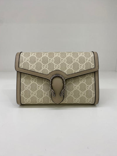 Gucci Dionysus WOC Beige and White GG