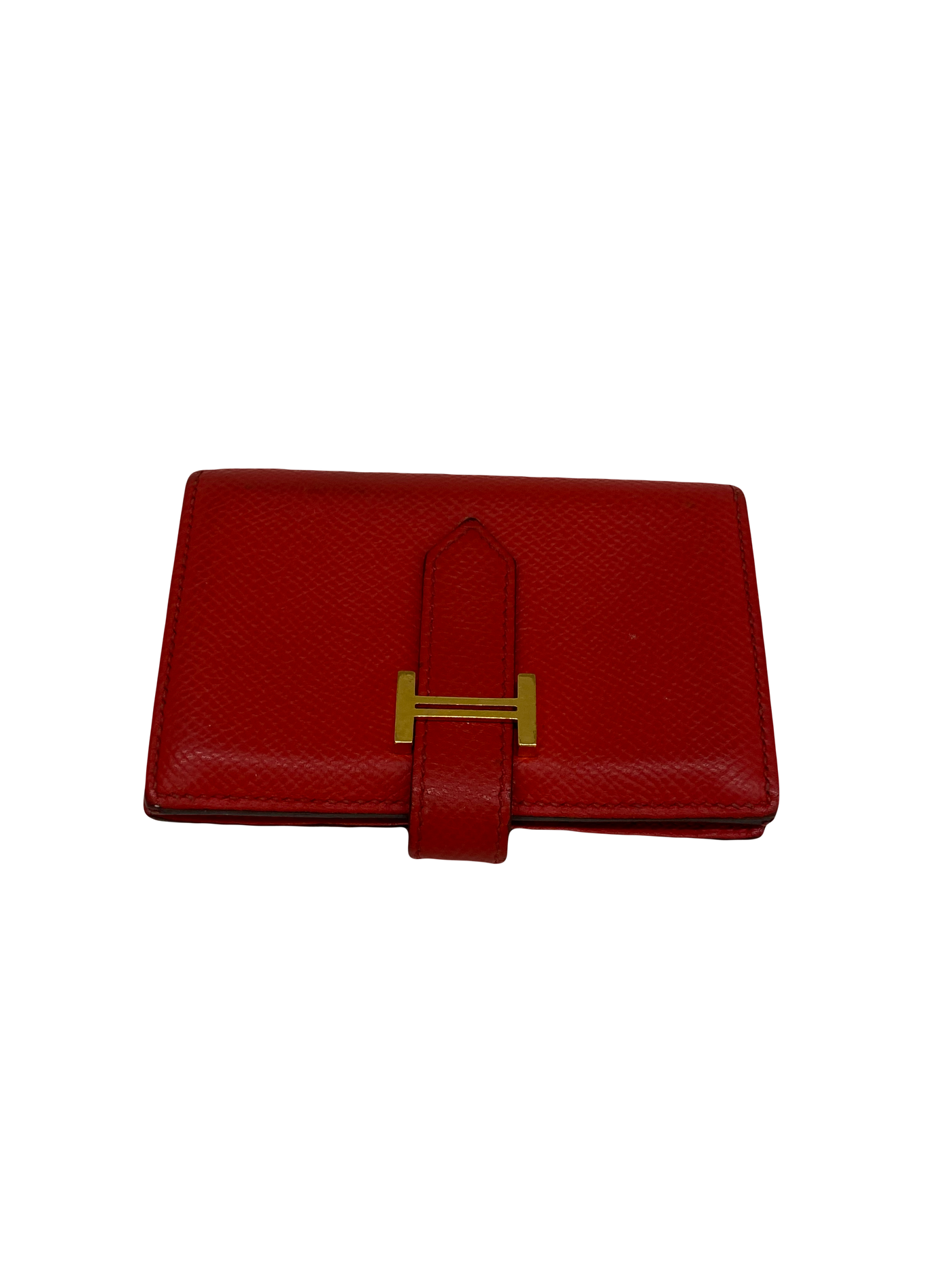 Hermes Red Wallet GHW