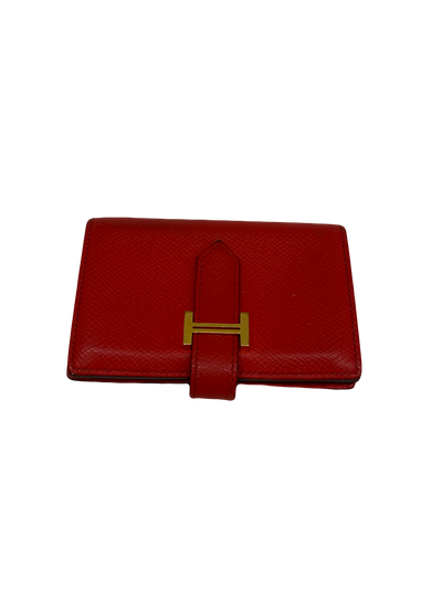 Hermes Red Wallet GHW