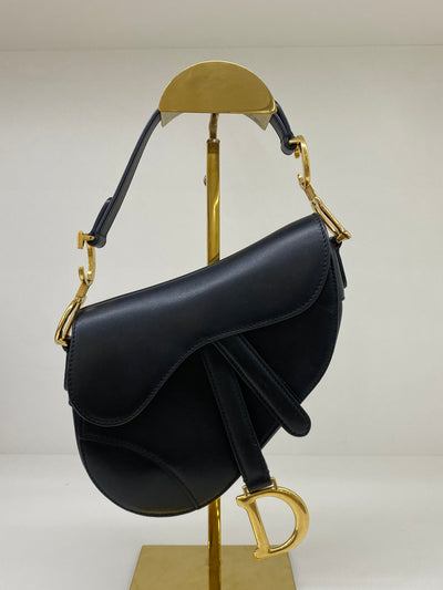 Christian Dior Mini Saddle bag black