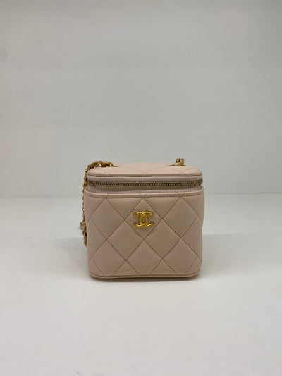 Chanel Mini Vanity Pale Pink GHW