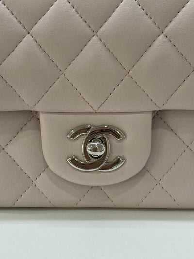 Chanel Classic Flap Square Mini Lilac SHW