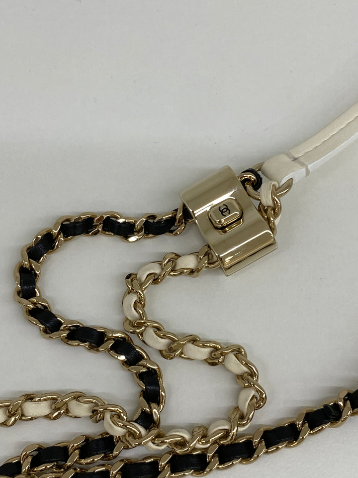 Chanel Double Crossbody bags - White & Black – PH Luxury