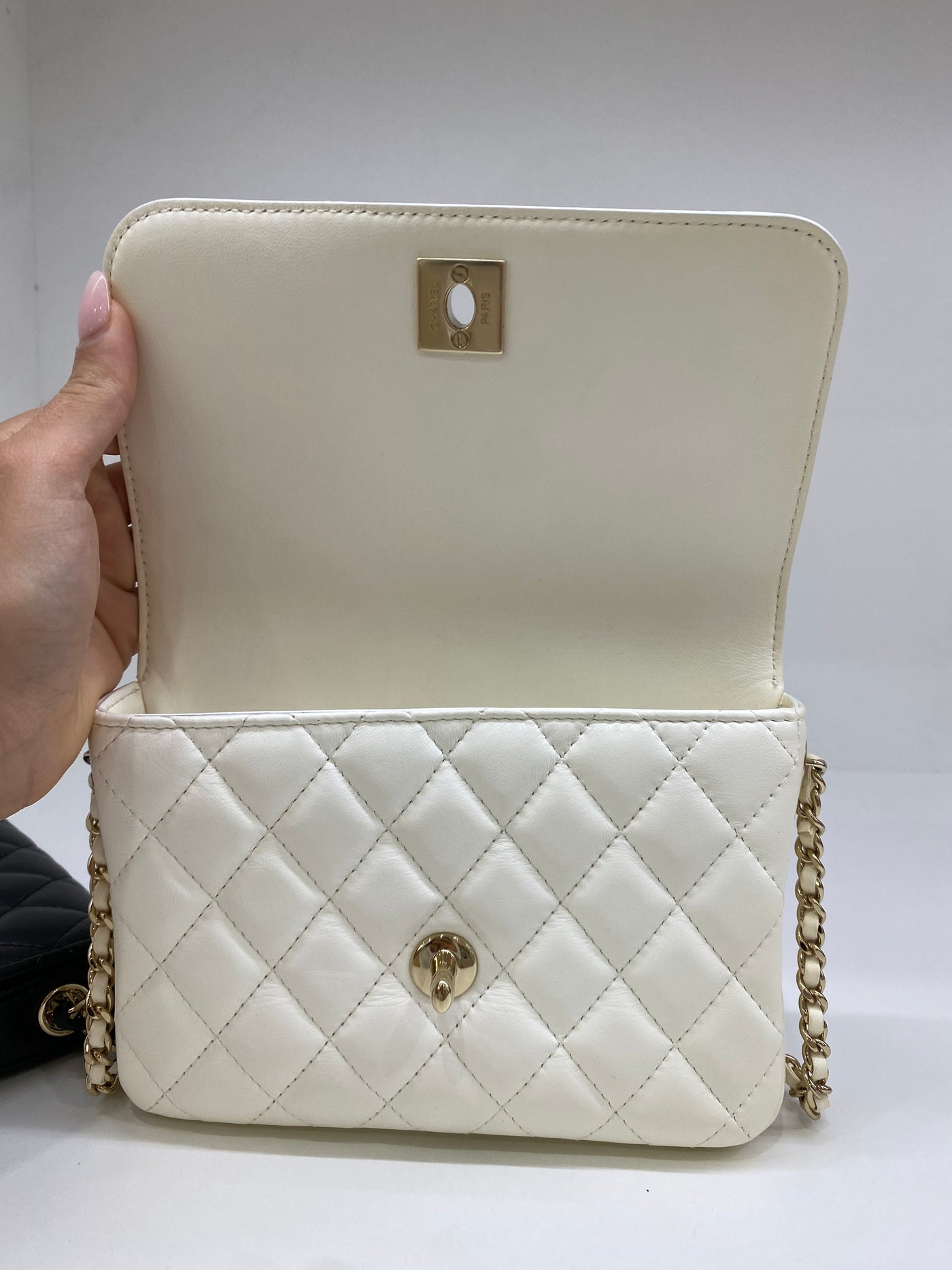 Chanel Double Crossbody bags - White & Black