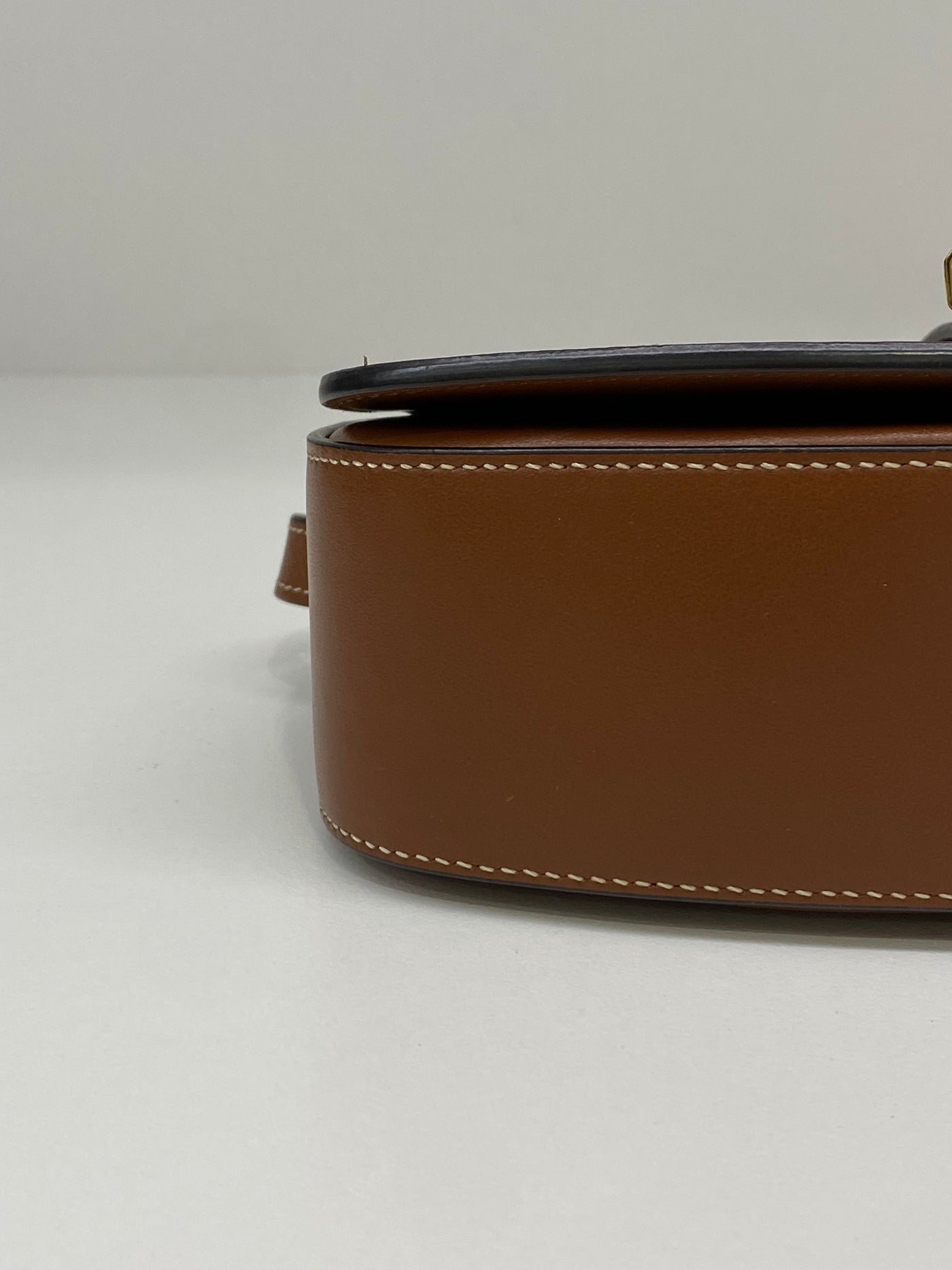 Celine Clutch on Strap Brown GHW