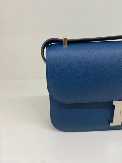 Hermes Constance Elan Deep Blue PHW
