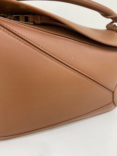 Loewe Puzzle Bag Small Brown