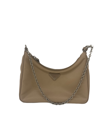 Prada Re Edition Nylon Beige Bag