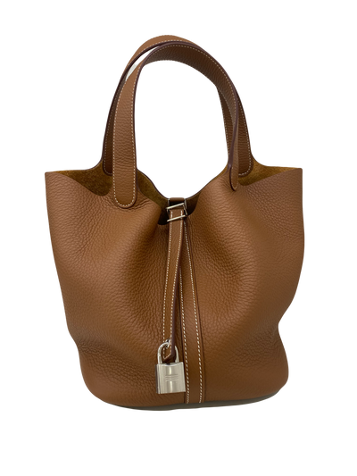 Hermes Picotin 22 Gold PHW