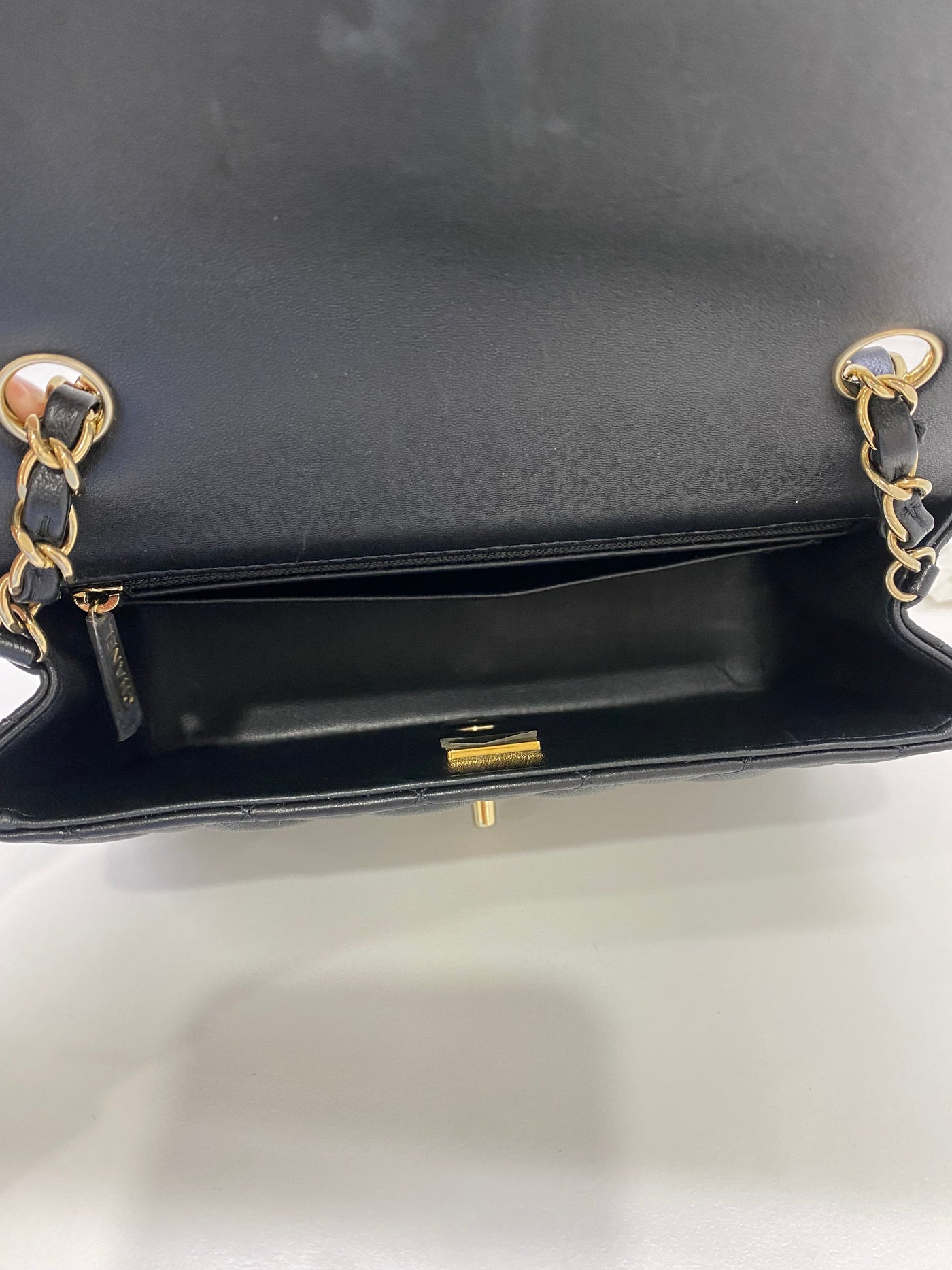 Chanel Mini Classic Bag Lambskin SGHW (microchip)
