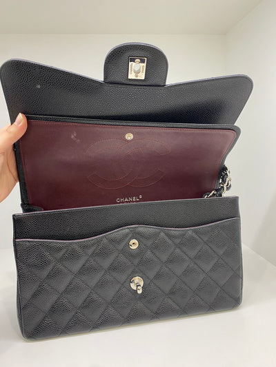 Chanel Classic Flap Jumbo Caviar SHW