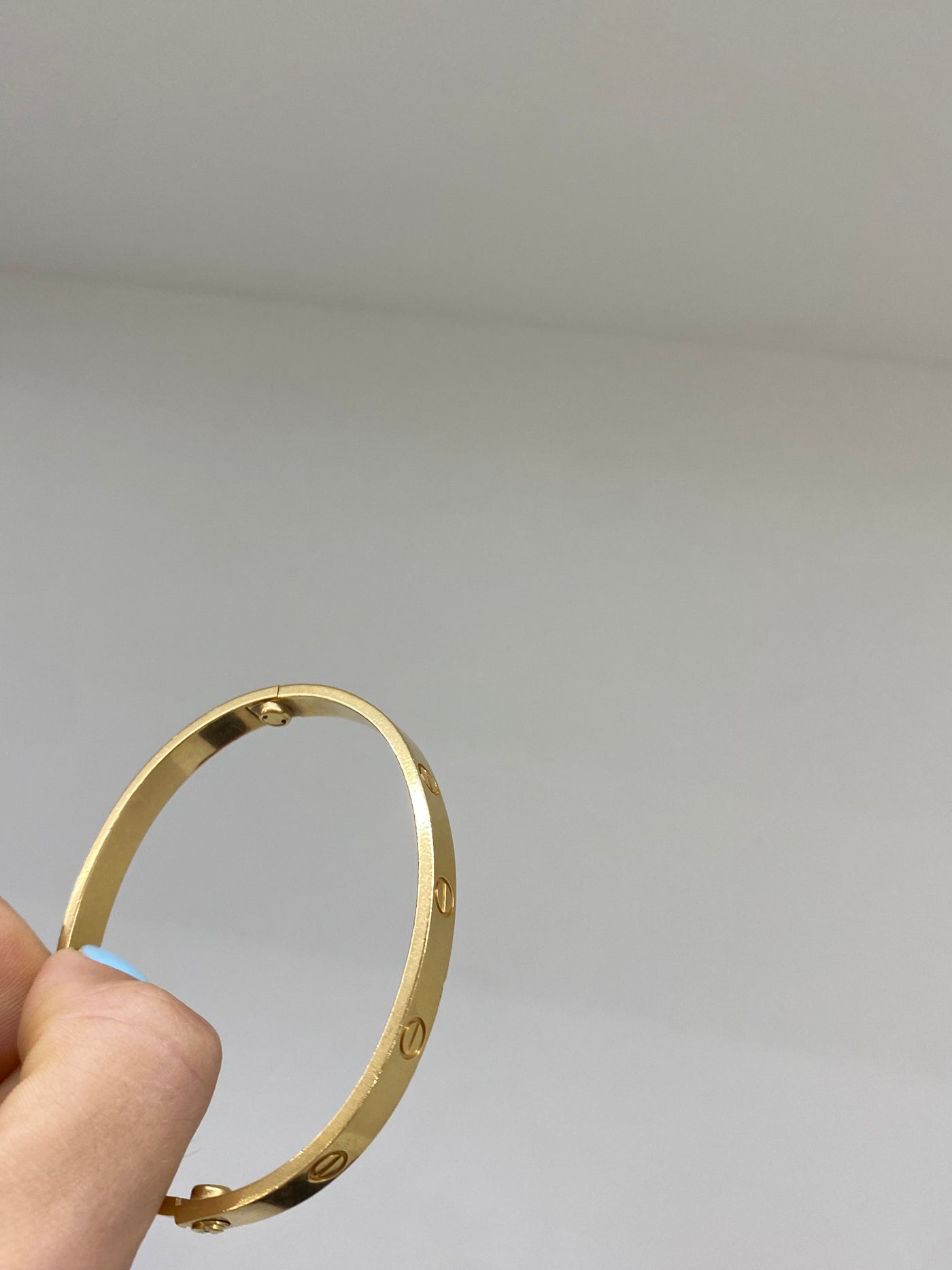 Cartier Love Bangle Yellow Gold Size 18