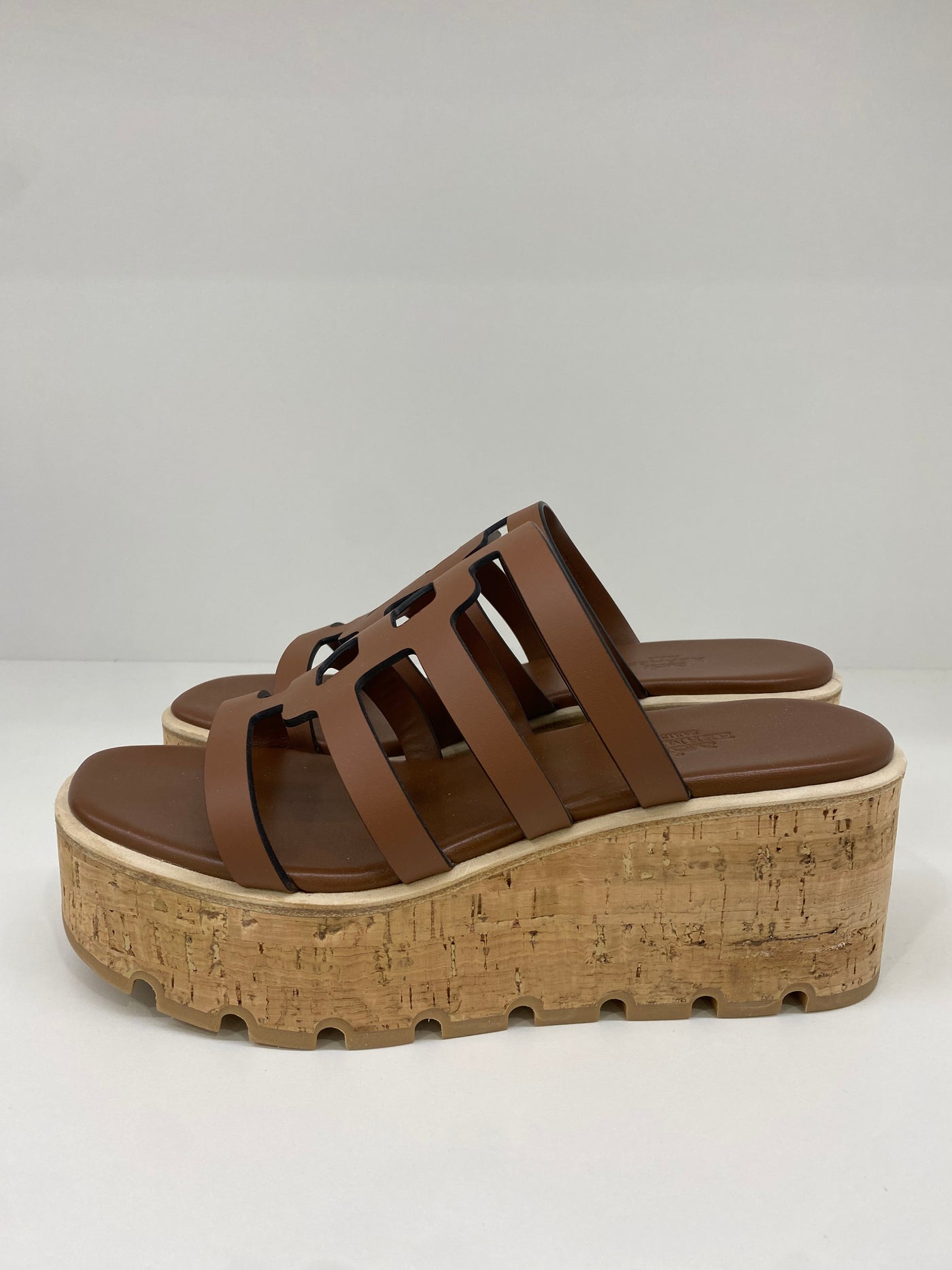 Hermes Wedges Gold Size 39