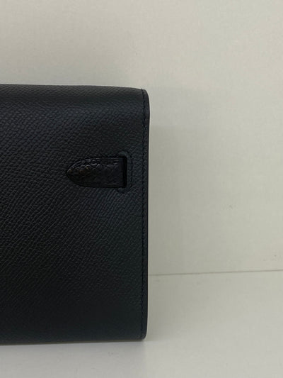 Hermes Kelly To Go Black Touch Alligator