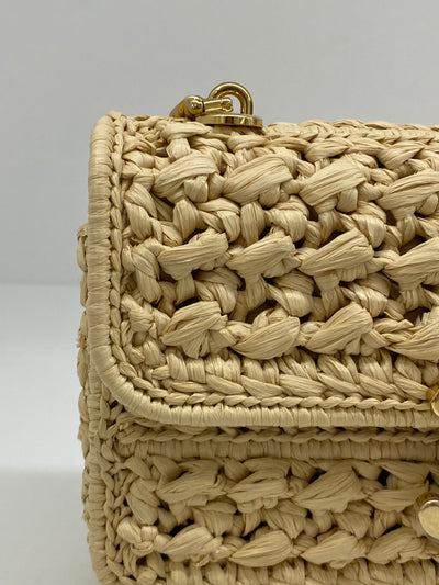 Celine Raffia Mini Trimophe