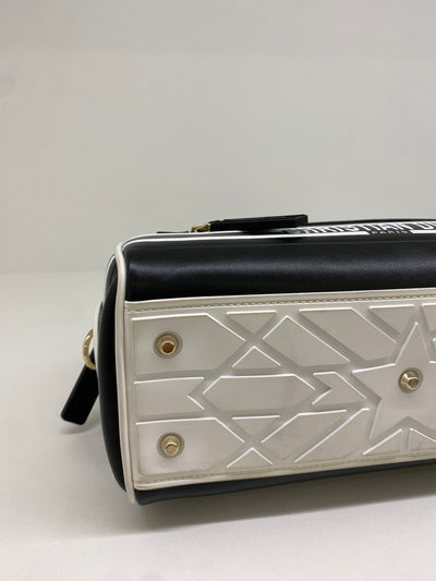 Christian Dior Bowling Bag - White & Black