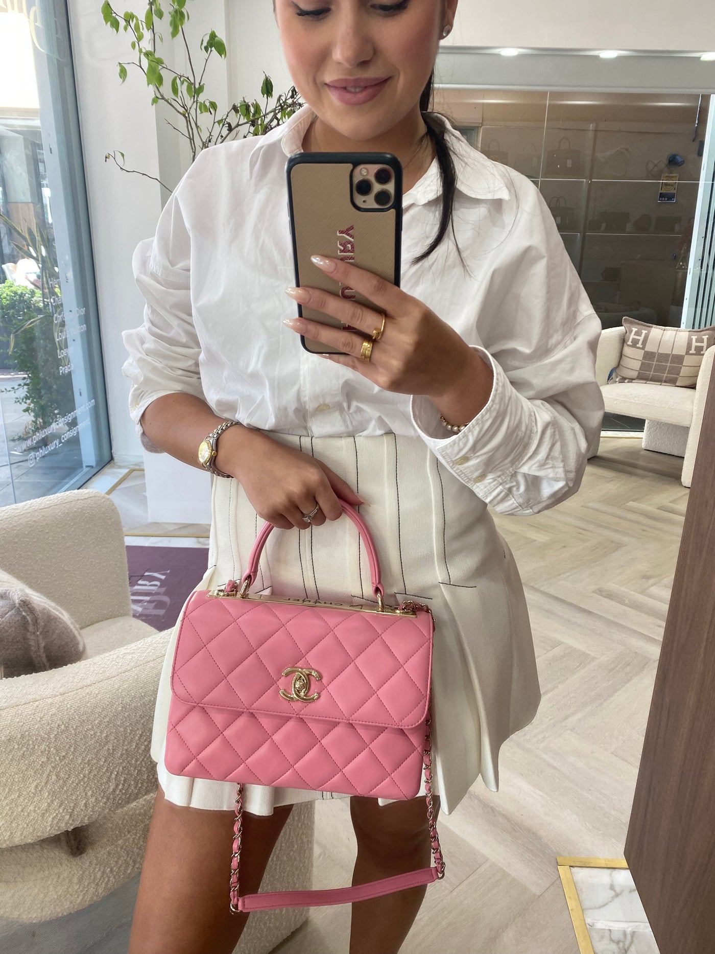 Chanel Small Trendy - Pink CGHW