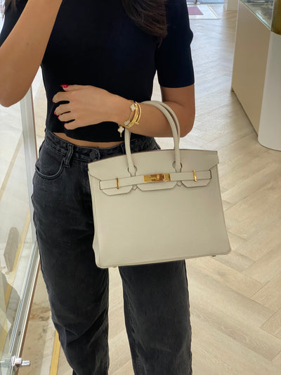 Hermes Birkin 30 Craie GHW