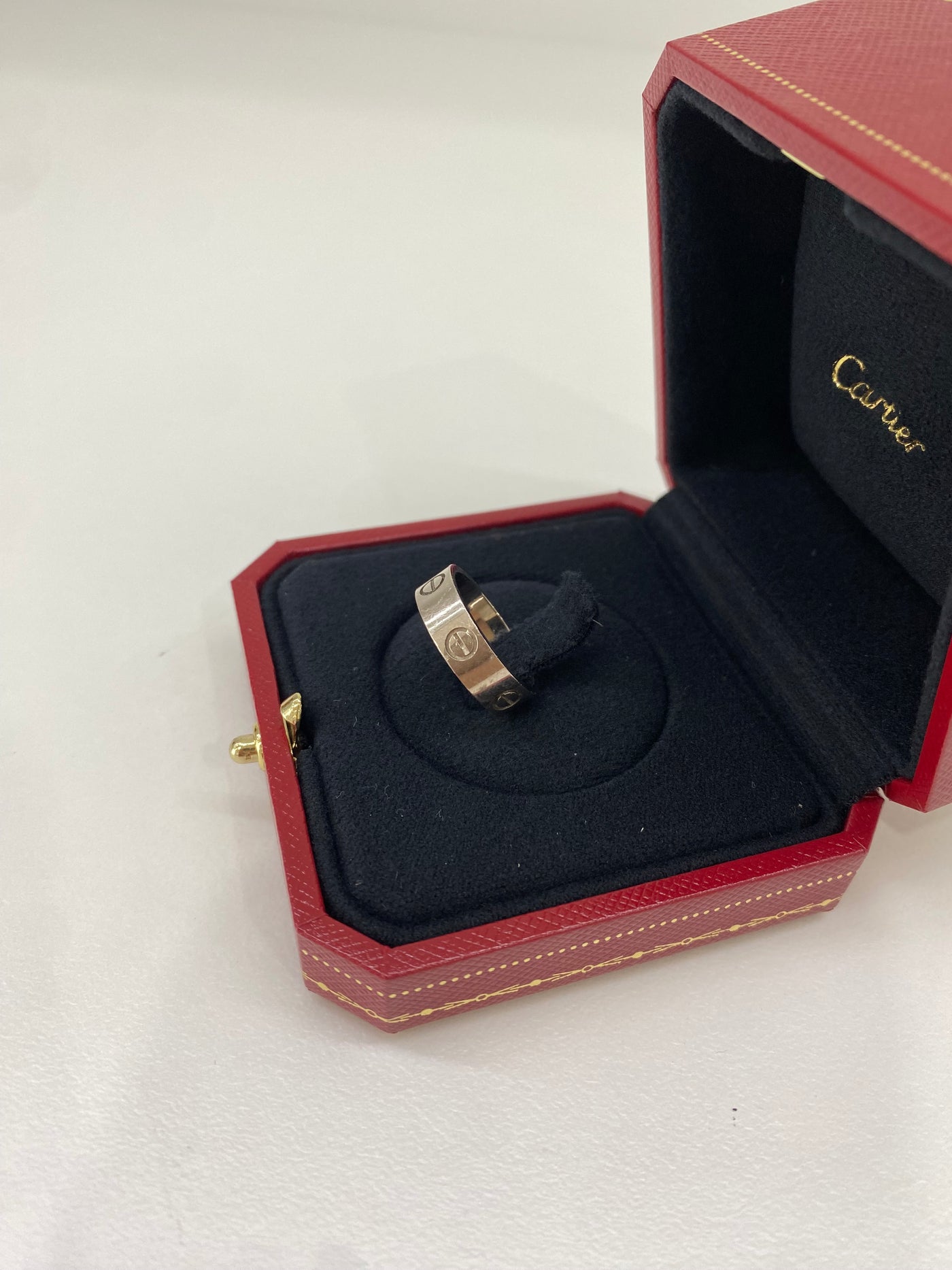 Cartier Love Ring White Gold size 54