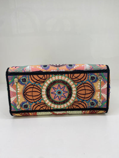 Christian Dior Lady Dior Medium Multicolor Canvas (Limited Edition)