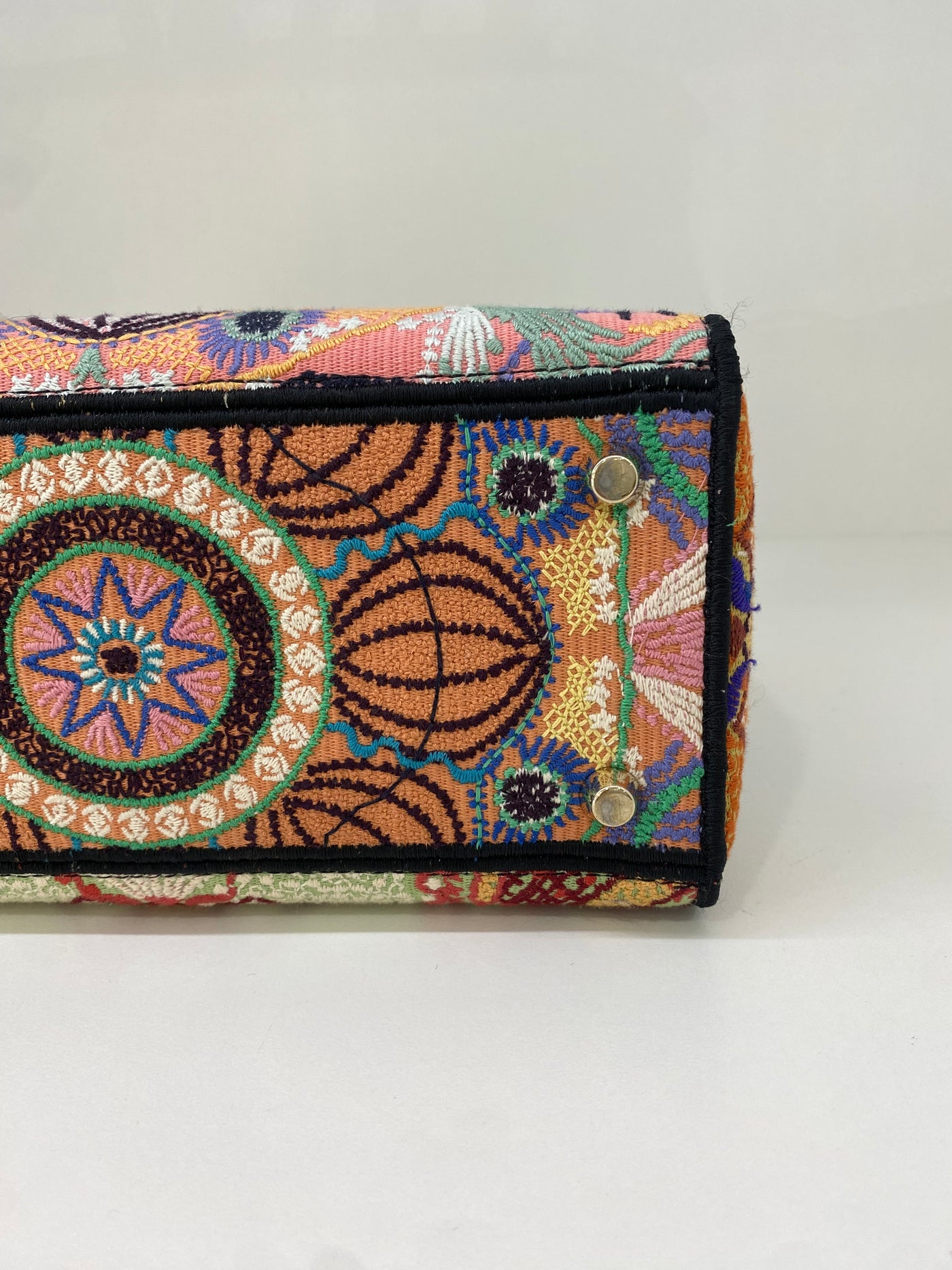 Christian Dior Lady Dior Medium Multicolor Canvas (Limited Edition)